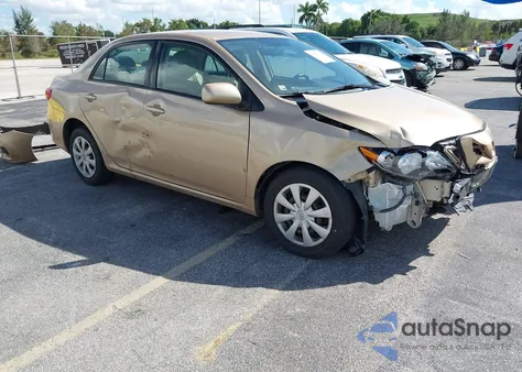 2011 Toyota Corolla Le из США, поврежденный, VIN JTDBU4EE3B9130877